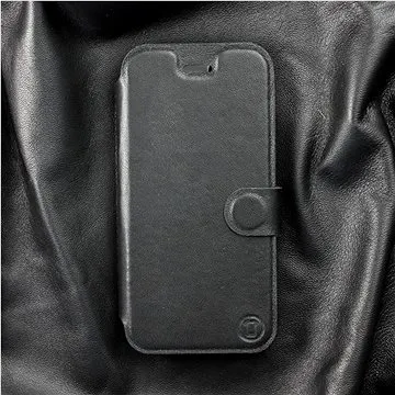 Kožené flip pouzdro Samsung Galaxy A72 - Černé - Black Leather (5903516639014)