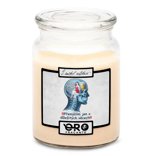 Svíčka Důležité věci – automechanik (Vůně svíčky: Vanilka)