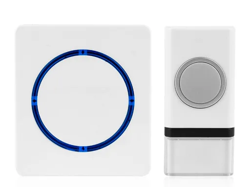 Solight bezdrátový zvonek, bateriový, 200m, bílý 1L45