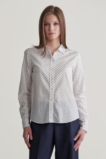 KOŠILE GANT REG DOT PRINT CTN VOILE SHIRT EGGSHELL