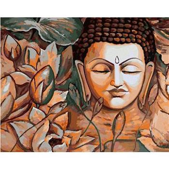 Diamondi - Diamantové malování - SPIRITUÁLNÍ BUDDHA, 40x50 cm, Vypnuté plátno na rám (604937B)