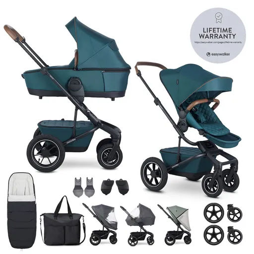 EASYWALKER Kočárek kombinovaný Harvey⁵ Premium Jade Green XXL AIR