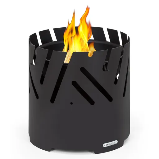 Blumfeldt Crown 3 v 1, ohniště, Ø 46 cm, odolné proti vodě a mrazu, grilovací deska, grilovací rošt, bambusová deska