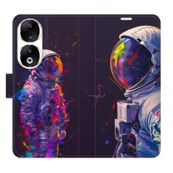 Flipové pouzdro iSaprio - Neon Astronaut 02 - Honor 90 5G