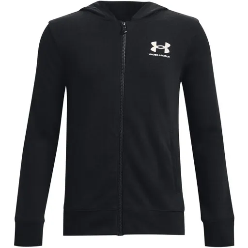 Under Armour RIVAL TERRY Juniorská mikina, černá, velikost XS
