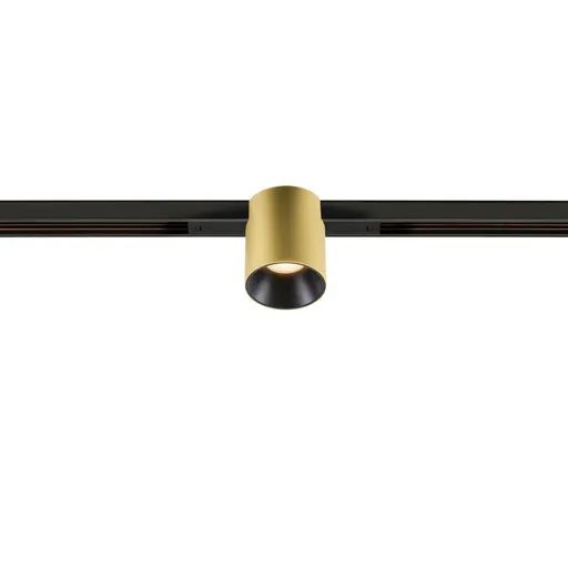 BIG WHITE (SLV) FIX-IT! 48V, DALI, kulatý, standardní lišta, spot, 2700 K, 6,6 W, 36°, zlatý / černý 1008947