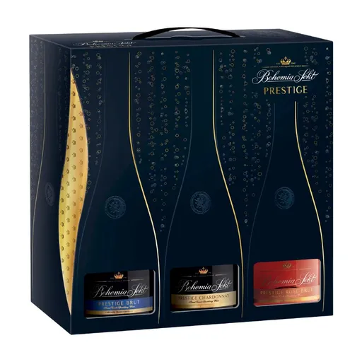 Bohemia Sekt Prestige dárkové balení TRIO