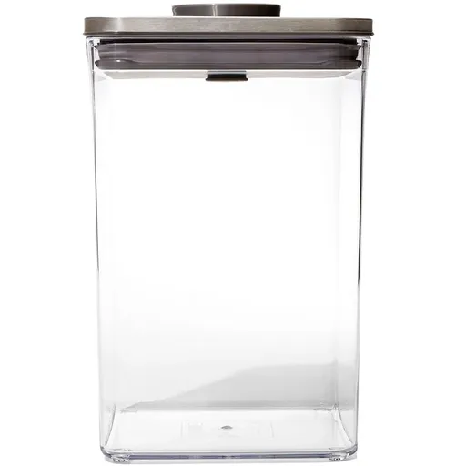 Dóza na potraviny POP STEEL 4,2 l, velký čtverec, plast, OXO