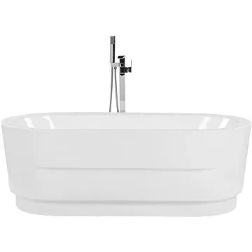 Volně stojící vana bílá EMPRESA, 232083 (beliani_232083)