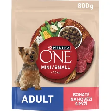 PURINA ONE adult dog hovězí 800 g (7613036526845)