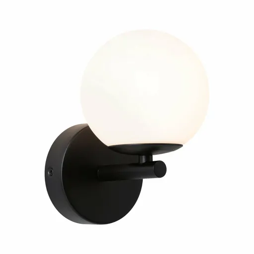 PAULMANN Selection Bathroom LED nástěnné svítidlo Gove IP44 3000K 230V 5W černá mat/satén