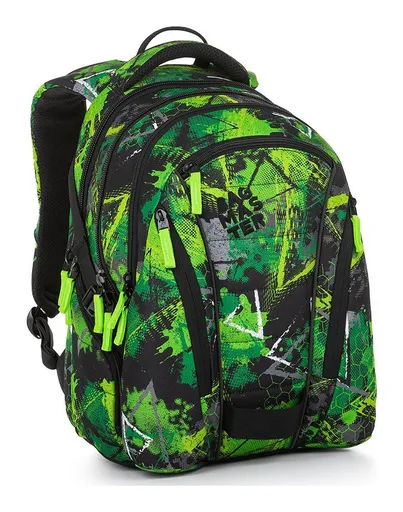 Školní batoh Bagmaster Bag 23 A Green/Black