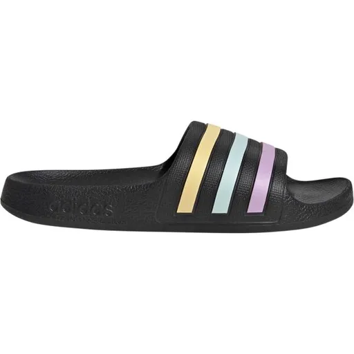 adidas ADILETTE AQUA K Dětské pantofle, černá, velikost