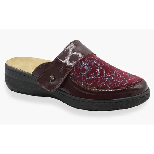 Benexa Dámská zdravotní pantofle bordová, velikosti 1: 39