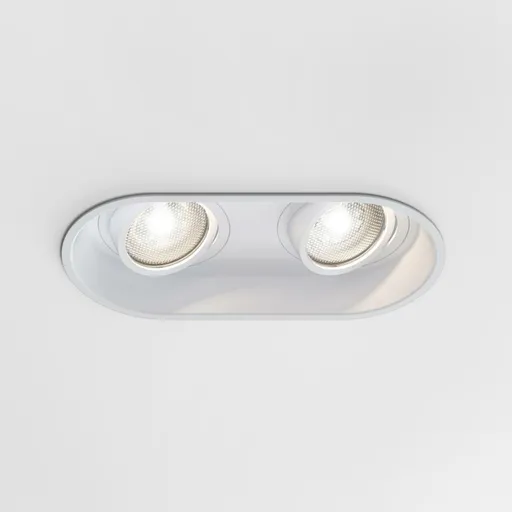 ASTRO downlight svítidlo Minima Round Twin nastavitelné 2x6W GU10 bílá 1249028