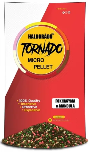Haldorádó pelety tornado micro pellets 400 g 2 mm - česnek mandle