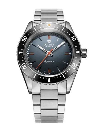 Nivada Grenchen Aquamar Grey - Flat Link Bracelet