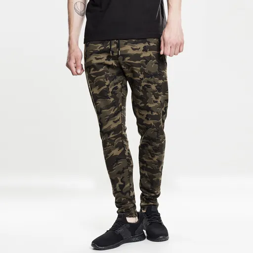 Urban Classics Interlock Camo Pants wood camo - XXL