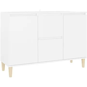 Příborník bílý 103,5 × 35 × 70 cm dřevotříska (806103)