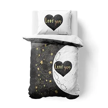 Kvalitex bavlna Love 3D 140 × 200, 70 × 90 (7620101389Z)