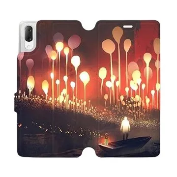 Flipové pouzdro na mobil Sony Xperia L3 - VA01S Lampiony a muž v lodičce (5903226815814)