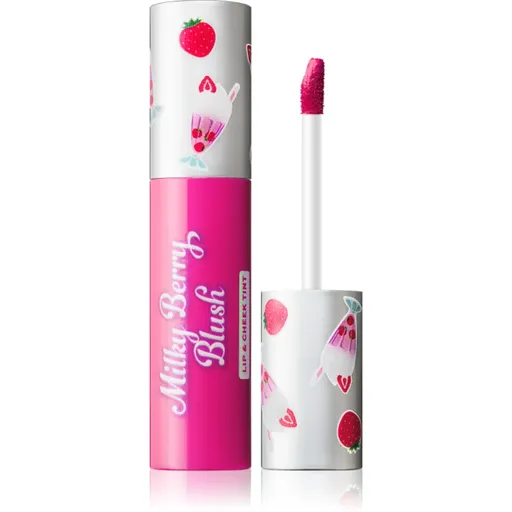 I Heart Revolution Milkshake Milky Berry Blush multifunkční líčidlo na rty a tváře odstín Berry Burst 10 ml