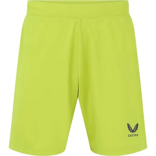 CASTORE TOP SHORT Pánské fotbalové šortky, žlutá, velikost XXL