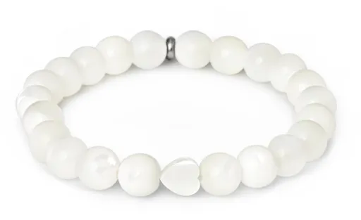 Agato Korálkový náramek z perleti MINK148/17