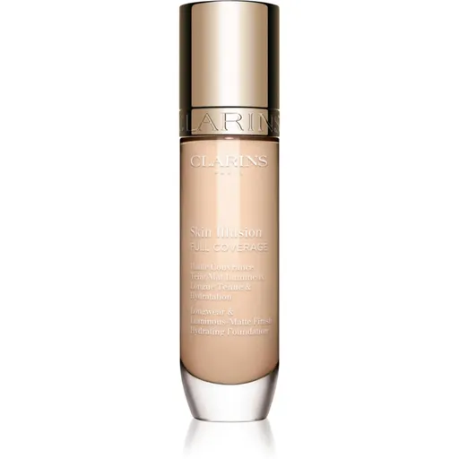 Clarins Skin Illusion Hydrating Foundation vysoce krycí make-up odstín 100.5W 30 ml