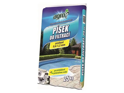 Písek do bazénové filtrace AGRO 25kg