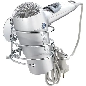 WENKO BEZ VRTÁNÍ TurboLoc - Držák na fén, lesklý (z18770100)