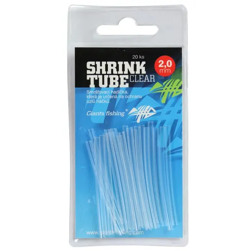 Giants Fishing Smršťovací hadičky čiré Shrink Tube Clear - 1,6mm,20ks,Giants Fishing Smršťovací hadičky čiré Shrink Tube Clear - 1,6mm,20ks