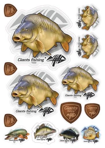 Giants fishing mix nálepek kapr lysec