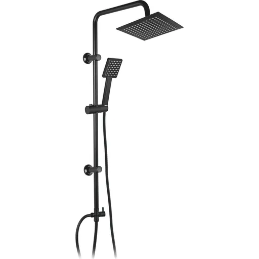 KERRA Sprchový set s dešťovou hlavicí Denis 60 (černý) 5907548113528