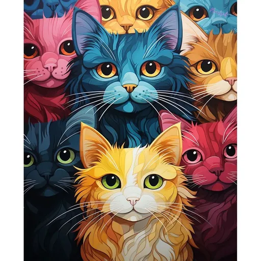 Diamantové malování Koťátka 27 x 33 cm