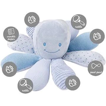 NATTOU Chobotnička 8 aktivit Lapidou blue (5414673879729)