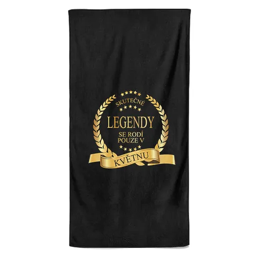 Osuška Skutečné legendy (Měsíc: 05 - Květen, Velikost osušky: 100x170cm)
