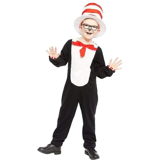 Kostým Černý kocour klučičí 110-120 cm