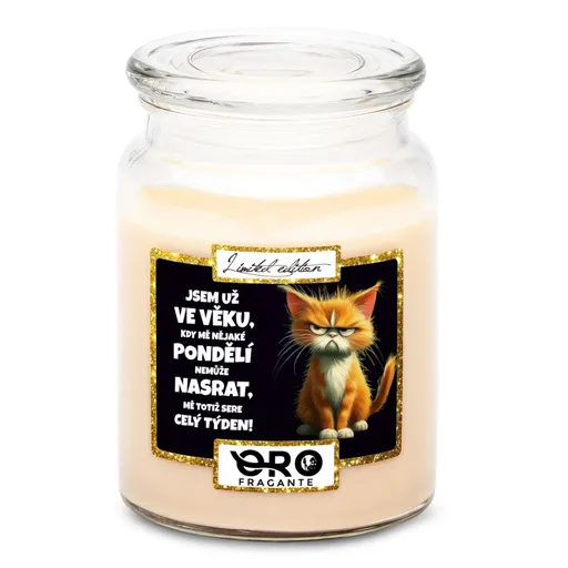 Svíčka jsem ve věku (Vůně svíčky: Vanilka)