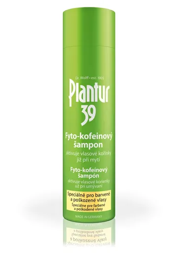 Plantur Fyto-kofeinovy šampon pro barvené a poškozené vlasy 250 ml