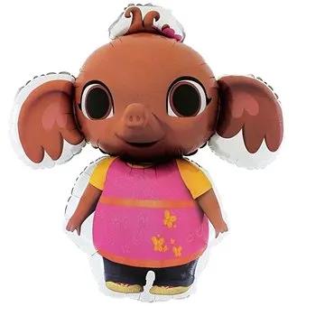 Smart Balloons Foliový balónek sloník Sula - králíček Bing - 94 cm (WL184-P)