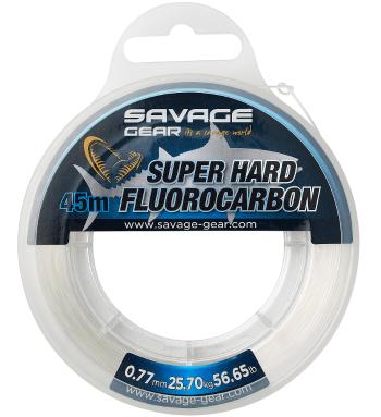 Savage gear fluorocarbon super hard clear - 45 m 0,77 mm 25,7 kg