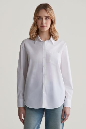 KOŠILE GANT REL POPLIN SHIRT WHITE