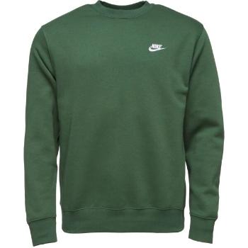 Nike SPORTSWEAR CLUB Pánská mikina, tmavě zelená, velikost