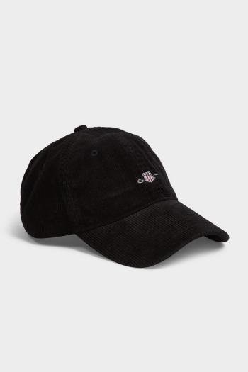 KŠILTOVKA GANT SHIELD CORD CAP BLACK