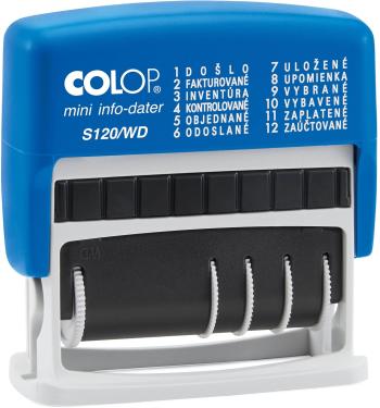 Razítko COLOP S 120/WD Mini-Info Dater, datumové razítko+text