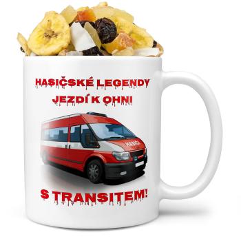 Hrnek Hasičské legendy – Transit (Náplň hrníčku: Tropická směs)