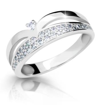 Cutie Diamonds Dokonalý prsten z bílého zlata s diamanty DZ6820-2544-10-X-2 55 mm