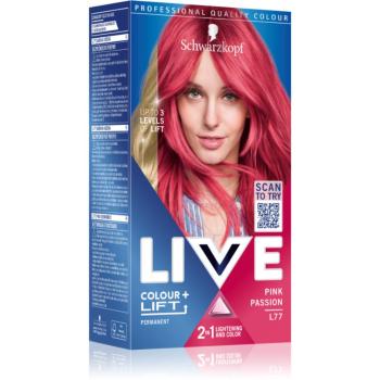 Schwarzkopf LIVE Colour + Lift permanentní barva na vlasy odstín L77 Pink Passion 1 ks