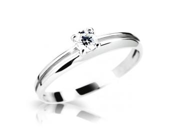 Cutie Jewellery Půvabný zásnubní prsten z bílého zlata Z6880-1272-10-X-2 62 mm